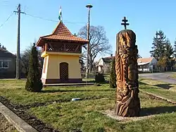 Main square of Csákány