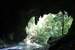 Underground Candelaria river.