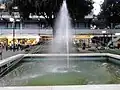 The fountain of Piazza dell'Unità in Pinarella