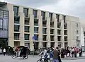 DZ Bank building on Pariser Platz, initially DG Bank's Berlin office designed by Frank Gehry and completed in 2000