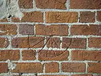 Tide dial of the church in Dahmen, Germany