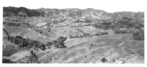 Damián Arriba Fault (from PR-155 looking southwest)