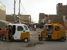 Local taxi station