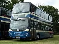 Wright Eclipse Gemini 2 bodied Volvo B9TL in September 2012