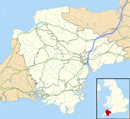 Meshaw is located in Devon