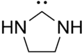 Skeletal formula of dihydroimidazol-2-ylidene