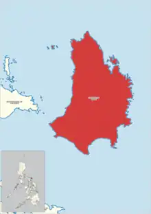 Territorial jurisdiction of the Diocese of Virac