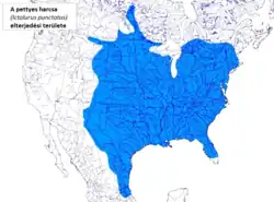 Distribution map