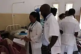 Discussion of a patient.