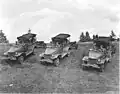 Dodge WC-4 prime movers with 37mm gun.