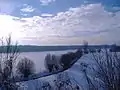 The Donauried in winter near Dillingen an der Donau