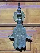 Hamsa door knocker in Morocco