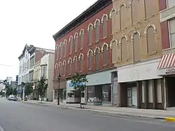 Main Street in downtown Fostoria