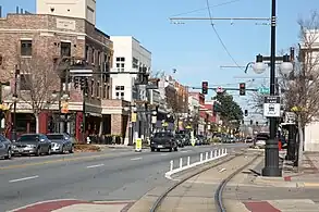 Street in downtown North Little Rock