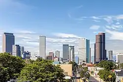 Skyline of Downtown Denver.