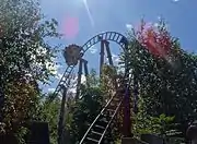 The ride's horseshoe maneuver