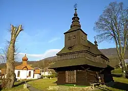 Wooden church in Ruský Potok