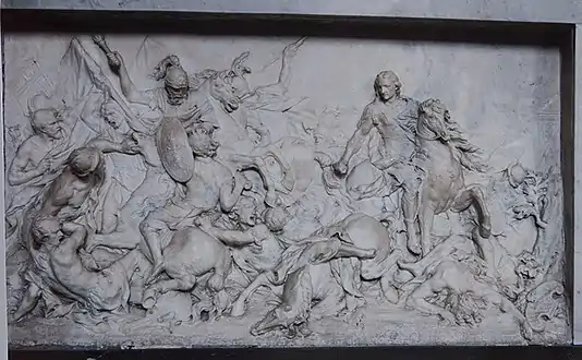 The Duc de Bouillon in Battle, finished by 1707, Cluny, Hôtel-Dieu