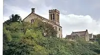 A view of Dunlop kirk, burial place of Barbara Gilmour