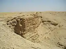 The southern wall. One of the Sasanian assaults was performed against this side of the walls