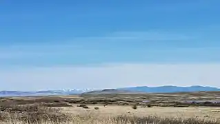 The grassland in Tuva Republic, Russia.