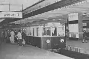 Station platforms in 1977