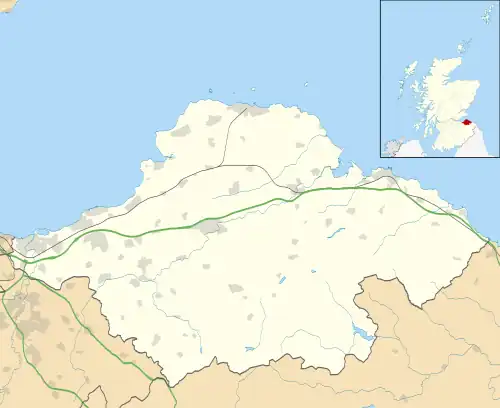 Carberry is located in East Lothian