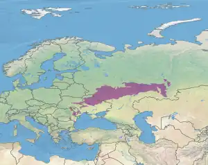 Ecoregion territory (in purple)