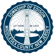 Official seal of Edison, New Jersey