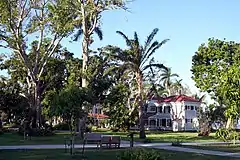 Edison's winter home – view from the road.