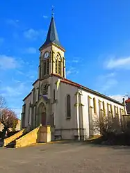 The church in Helstroff