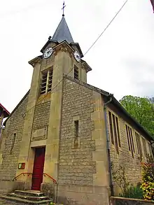 The church of Saint Saintin in Vaux-lès-Palameix