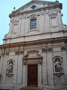 The Church of the Gesu in Frascati, province of Rome, Italy