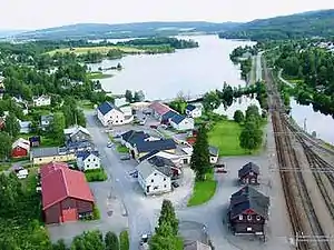 View of the village of Eina