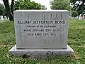 Gravestone front detail