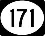 Route 171 marker