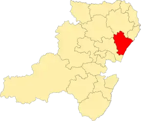 Location of the ward