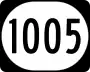 Kentucky Route 1005 marker