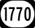 Kentucky Route 1770 marker