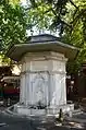 Square fountain as part of Emirgan Mosque.