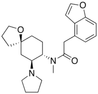 Chemical structure of Enadoline.