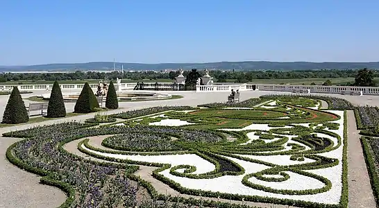 Baroque garden at Schloss Hof