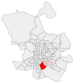 Location of Entrevías