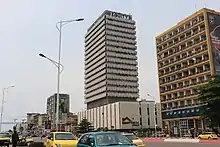 Head office building in Kinshasa, completed in 1975