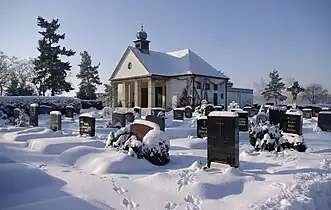 Cemetery in Franconia, Germany.