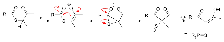 Eschenmoser sulfur contraction mechanism