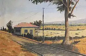 "Estación ferroviaria Puangue"