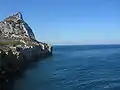 Europa Point toward Mediterranean sea