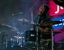 Femi Koleoso at the 2017 Jazz Manor Festival in Sochi, Russia