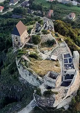 Aerial photograph: Füzér - castle